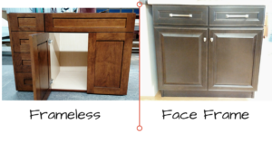 Face Frame vs Frameless Cabinets